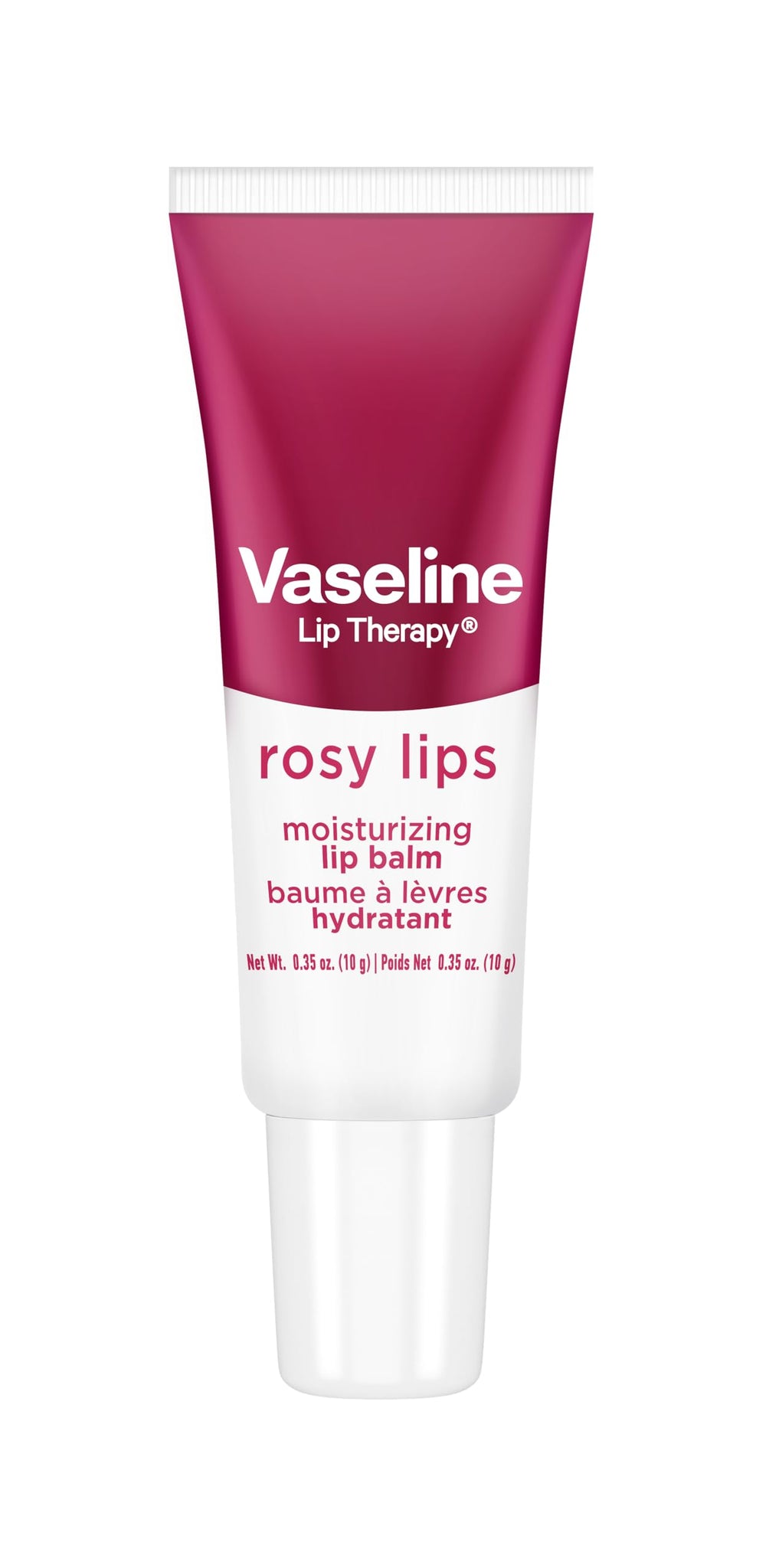 Cuidado diario con bálsamo labial Vaseline Rosado en formato práctico