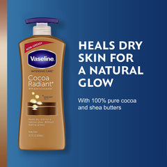 Vaseline Barra iluminadora cacao brillos sutiles para piel resplandeciente.