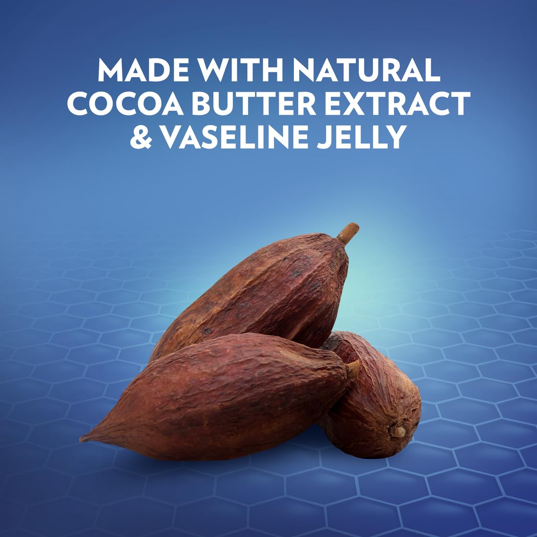 Aplicación en la mano con Vaseline Blueseal Cocoa Butter