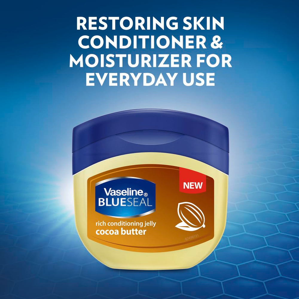 Empaque compacto de Vaseline Blueseal Cocoa Butter para llevar