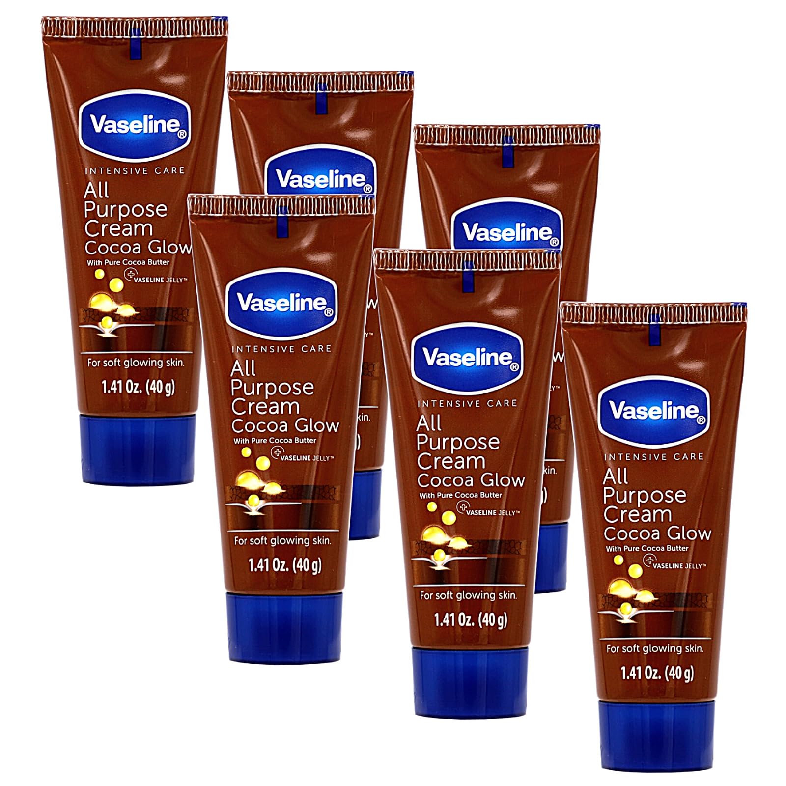Vaseline Cocoa Glow crema corporal en empaque para hidratación diaria