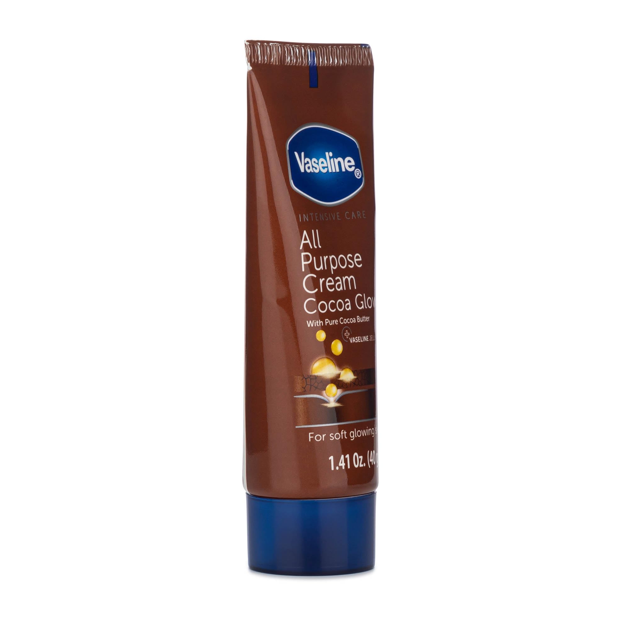 Textura cremosa de Vaseline Cocoa Glow para aplicación suave