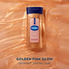 Vaseline Brilloso y Deslumbrante – brillo reflejado en la piel.