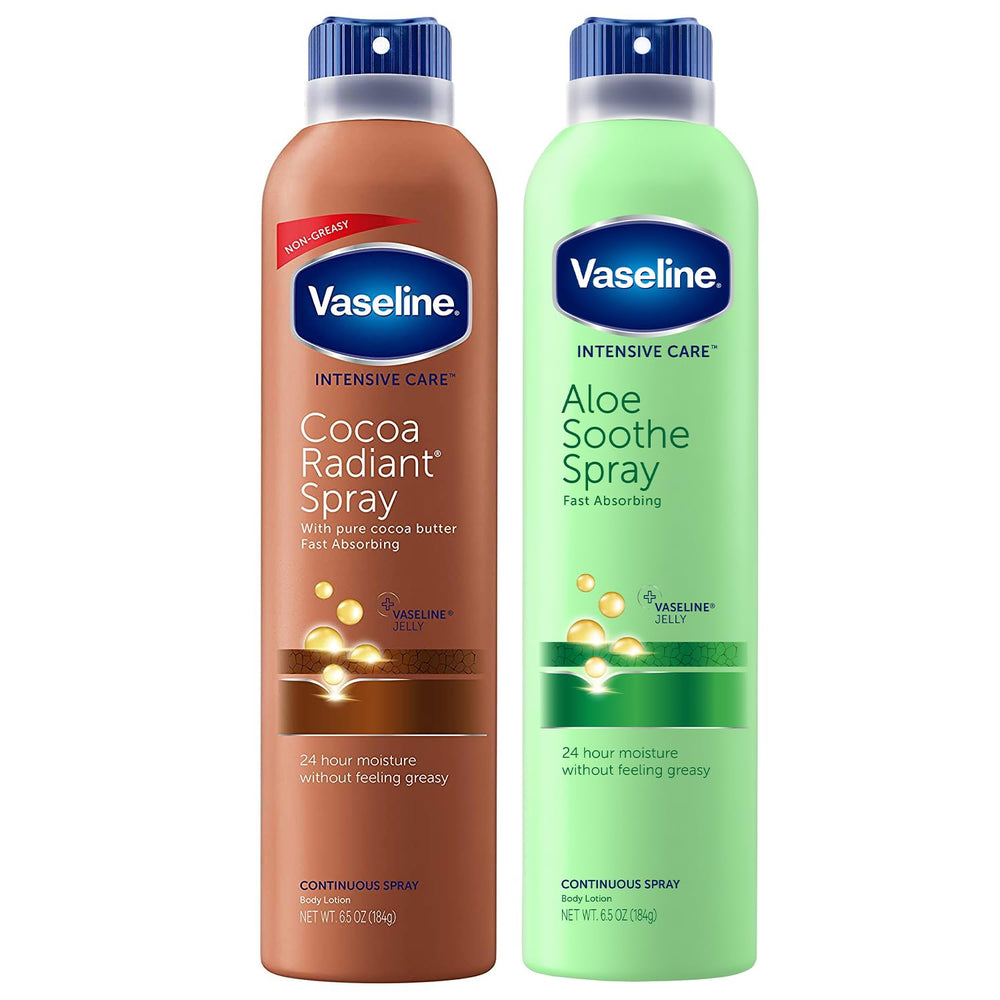 Vaseline Cocoa Radiant, hidratación rápida sin grasa y aroma suave para la piel.