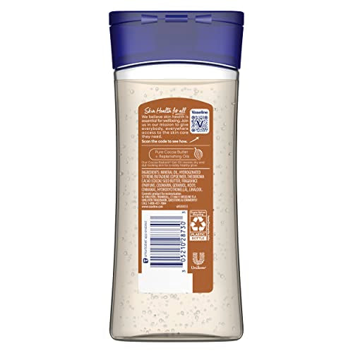 Vaseline Cocoa Radiant textura-gel muestra absorción rápida sin residuo grasoso