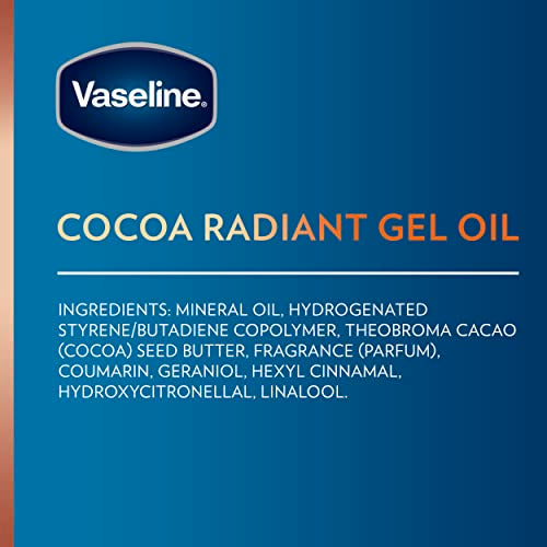 Vaseline Cocoa Radiant uso diario para piel seca y áspera
