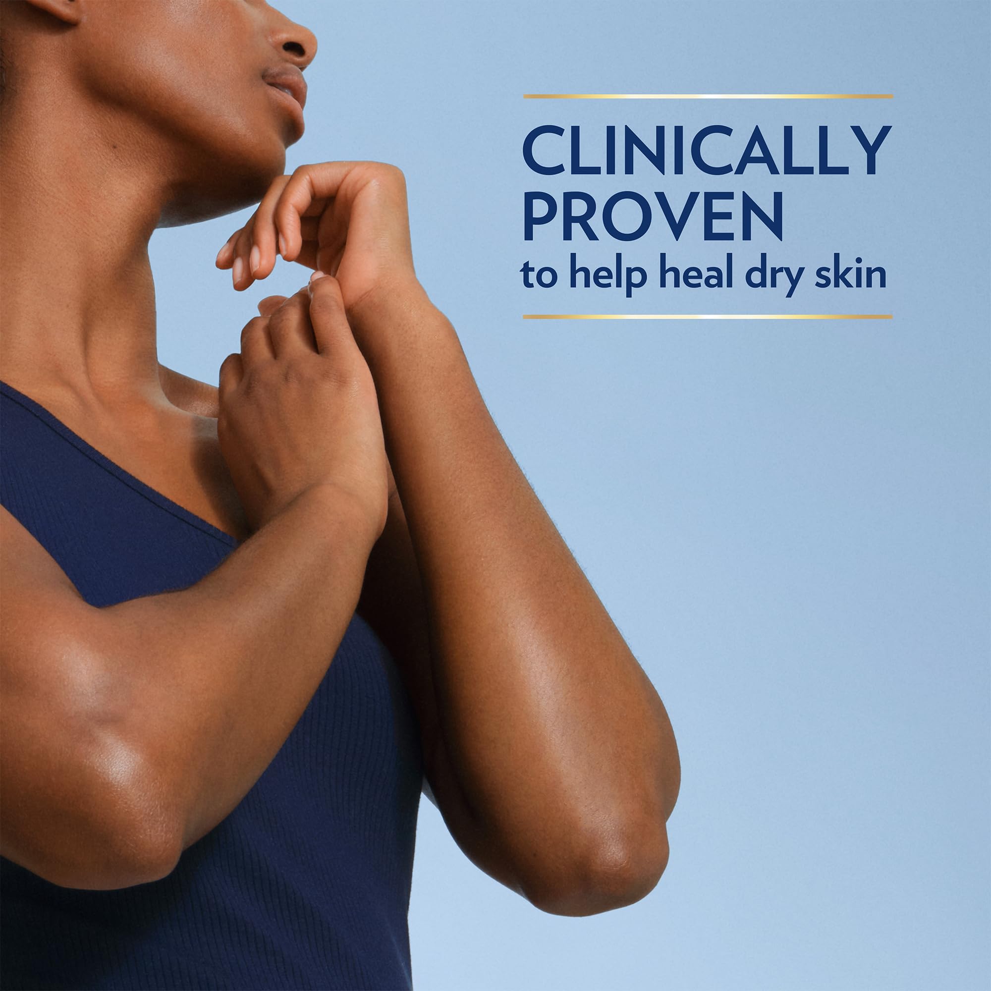 Vaseline protects chafed skin during daily activities