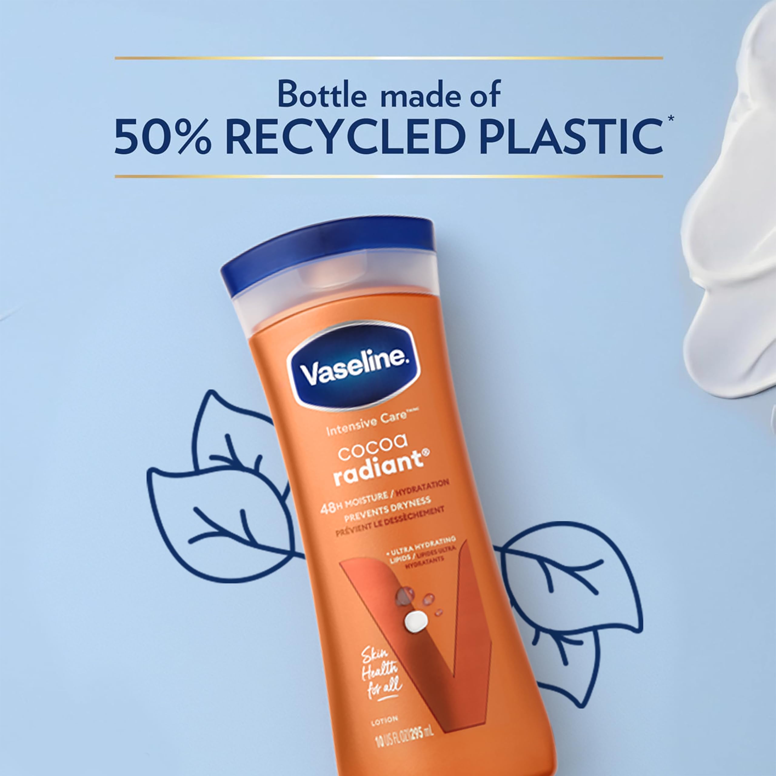 Aroma de coco y vainilla de Vaseline Cocoa Radiant