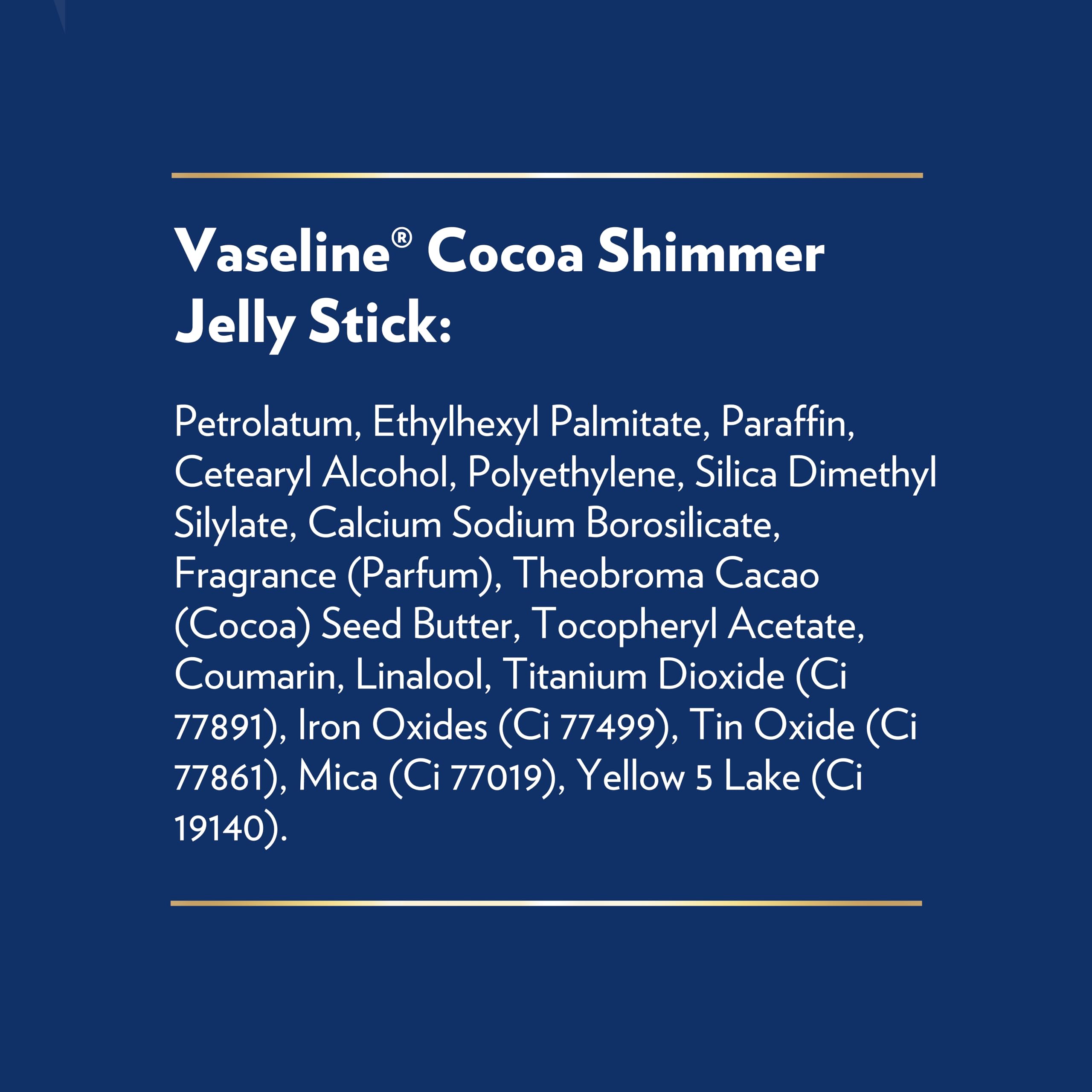 Vaseline Cocoa Shimmer Stick paquete de 3 unidades para viaje