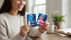 Vaseline Cuidado Labial Rosy en pack doble, aporta color suave para un aspecto natural.