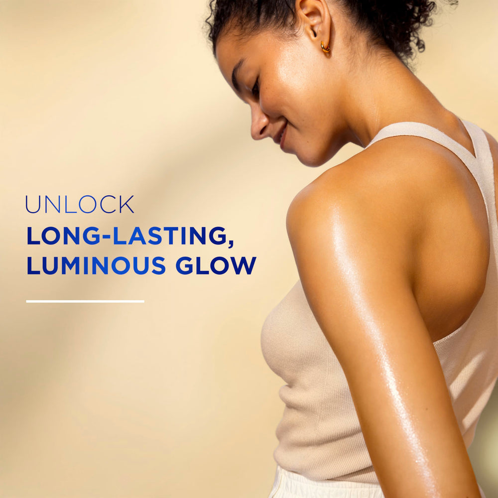 Vaseline Gel Aceite, textura ligera y absorción rápida para piel suave.