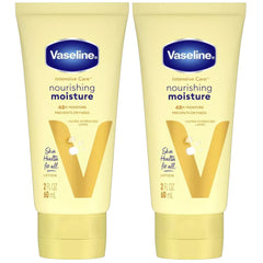 Vaseline Intensive Care Nourishing Moisture 2oz tube delivering fast absorption and deep hydration.