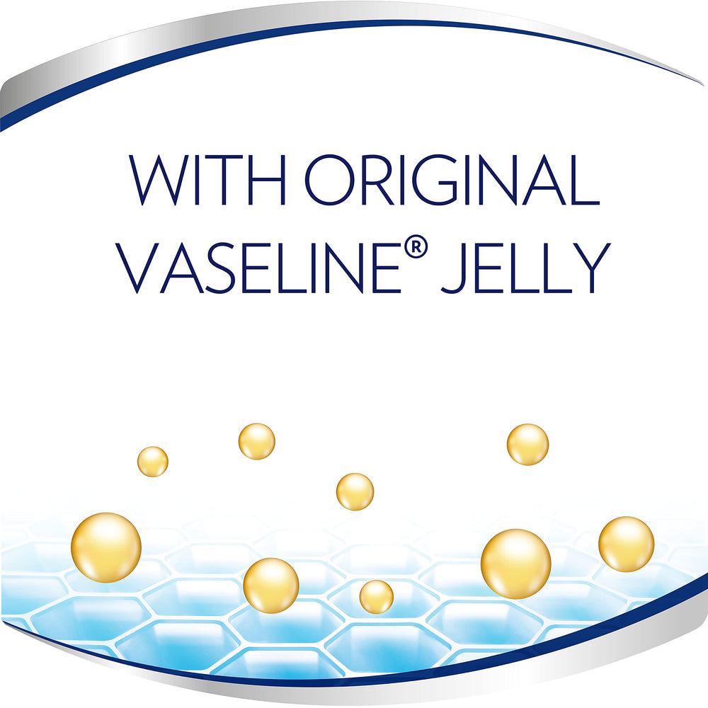 Aplicación suave de Vaseline Original para piel sensible.