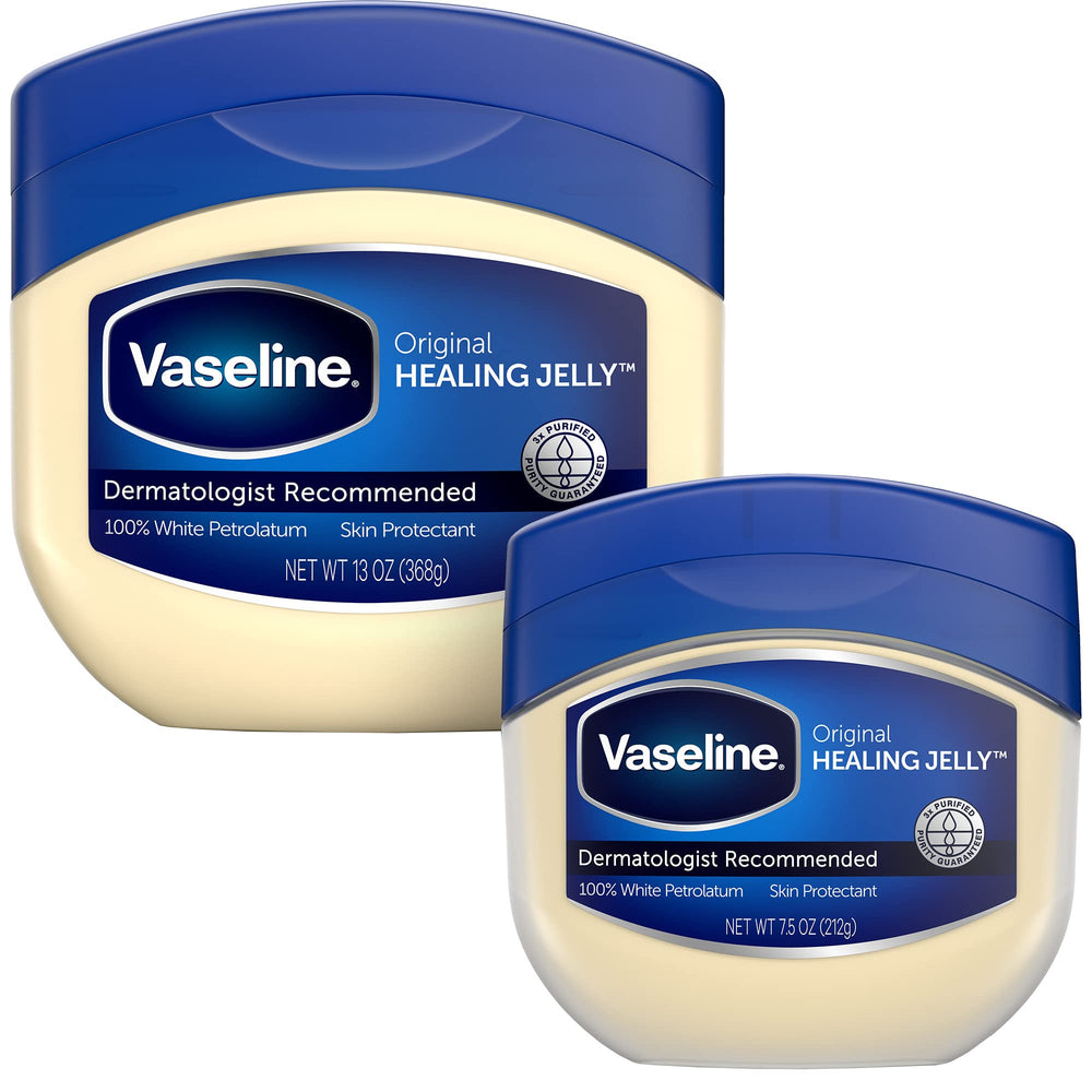 Vaseline Original Jalea en bote de 13 oz para hidratación diaria.