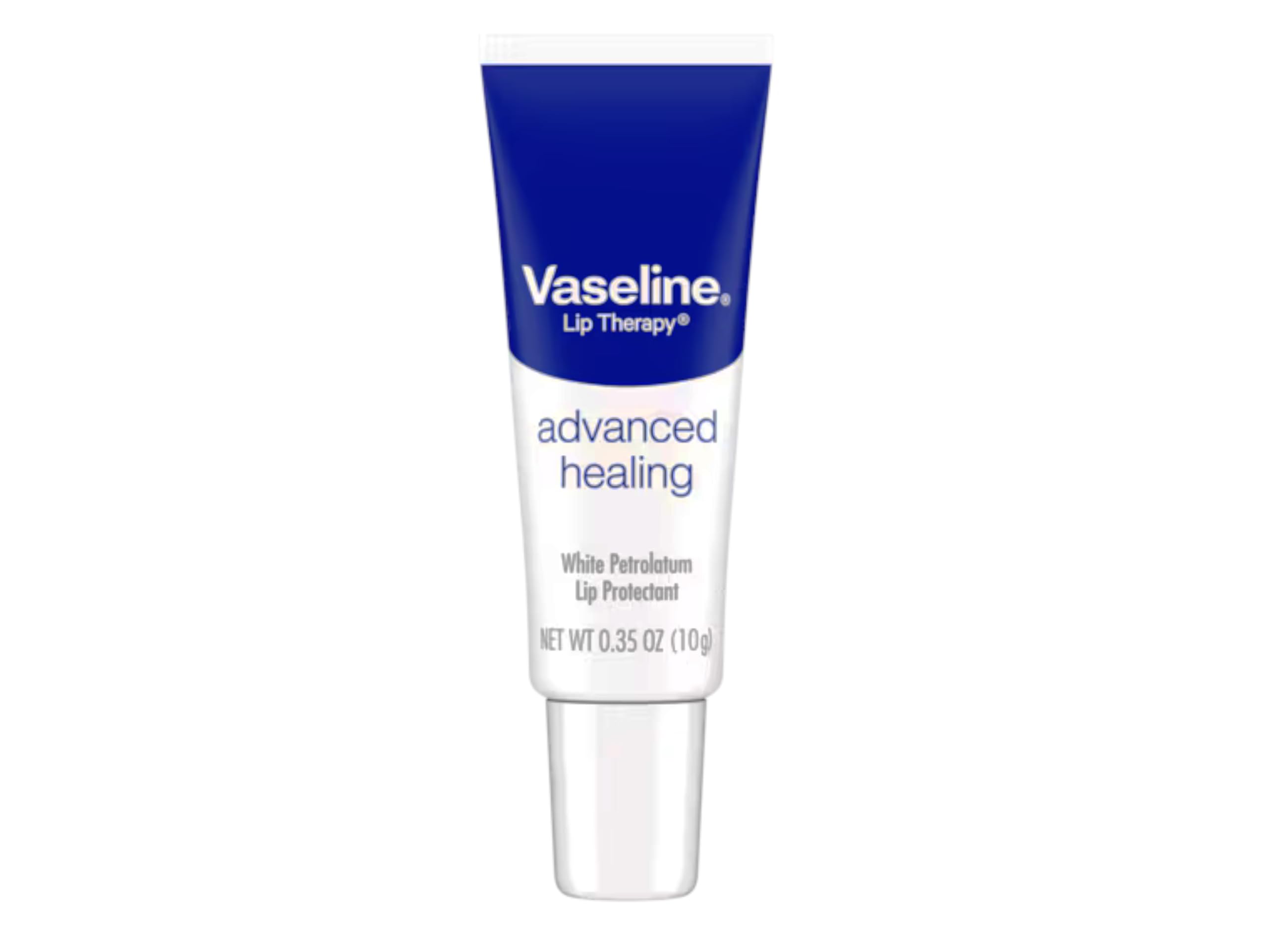 Textura cremosa de Vaseline Lip Therapy Avanzada mostrando la consistencia.