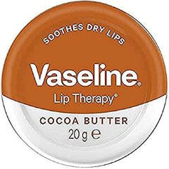 Vaseline Lip Therapy envase de 20 g, hidrata labios secos con brillo natural.