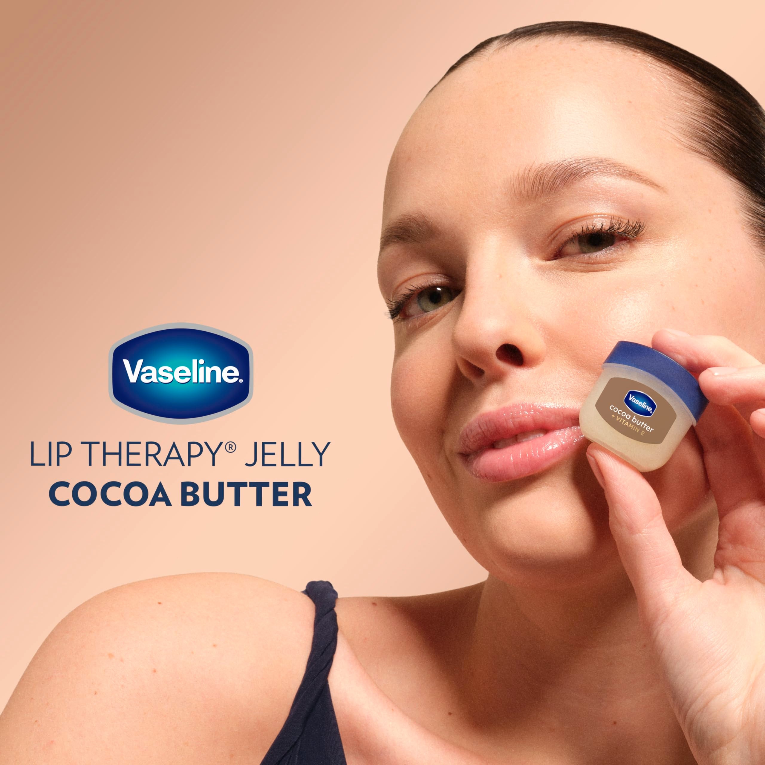 Natural glossy shine from cocoa butter lip balm while moisturizing.