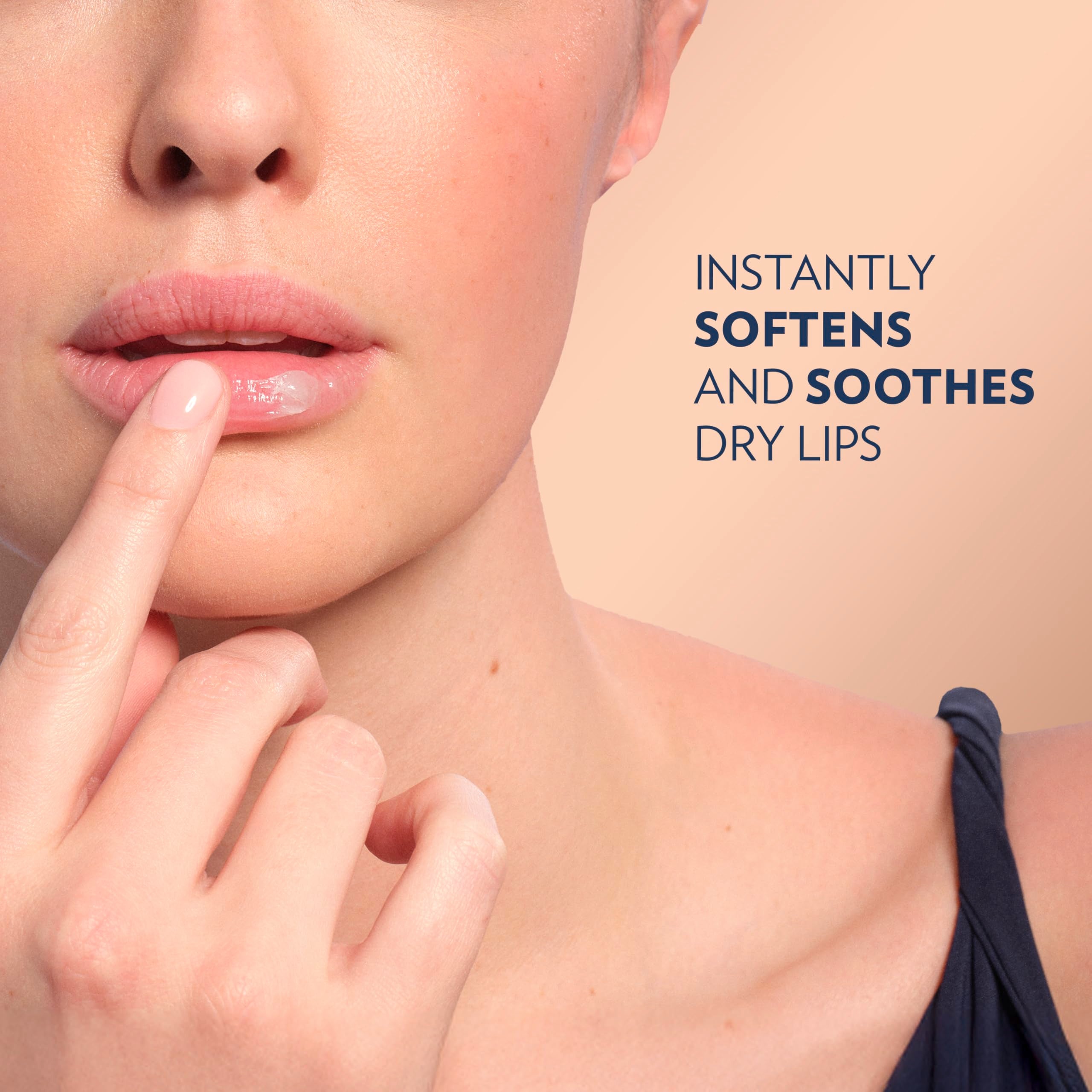 Iconic Vaseline packaging showcased for lip care on the go.