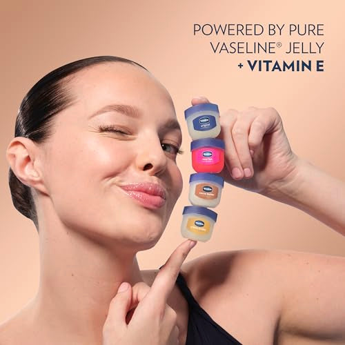 Pure Vaseline Jelly base used for reliable lip moisturization.
