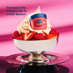 Vaseline Lip Therapy mini gift box featuring rose and berry shades.