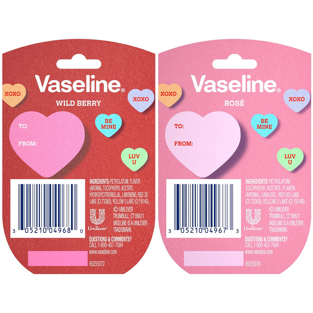 Vaseline Lip Therapy mini Wild Berry tinted balm for soft lips.