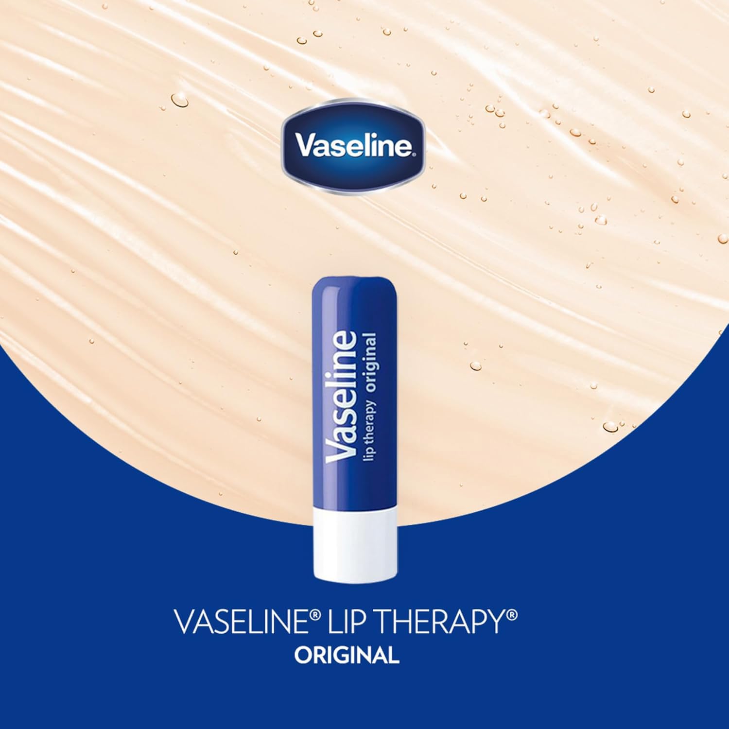 Envase portátil Vaseline Lip Therapy Original, útil para bolso o bolsillo