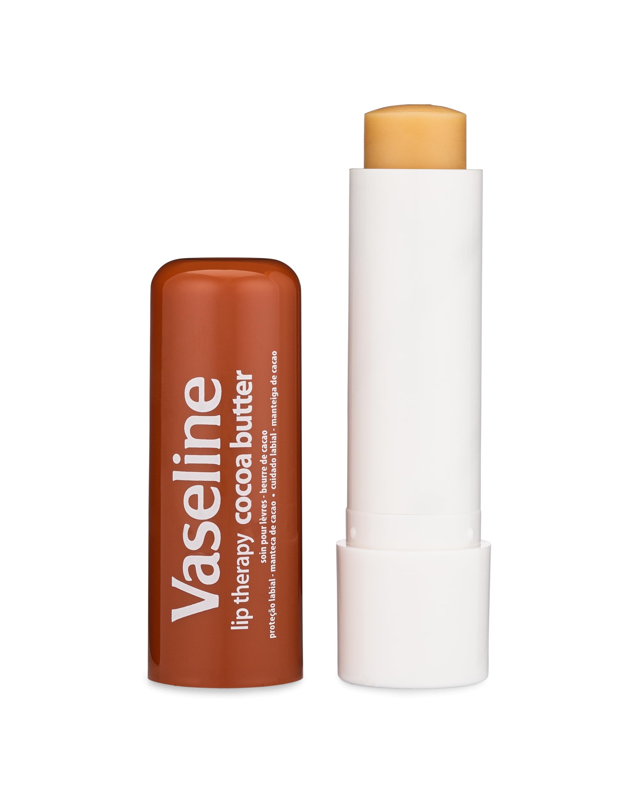 Bálsamo en barra portátil Vaseline Lip Therapy, perfecto para llevar en bolso.