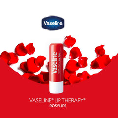 Aplicación suave de Vaseline Lip Therapy Rosy Lips