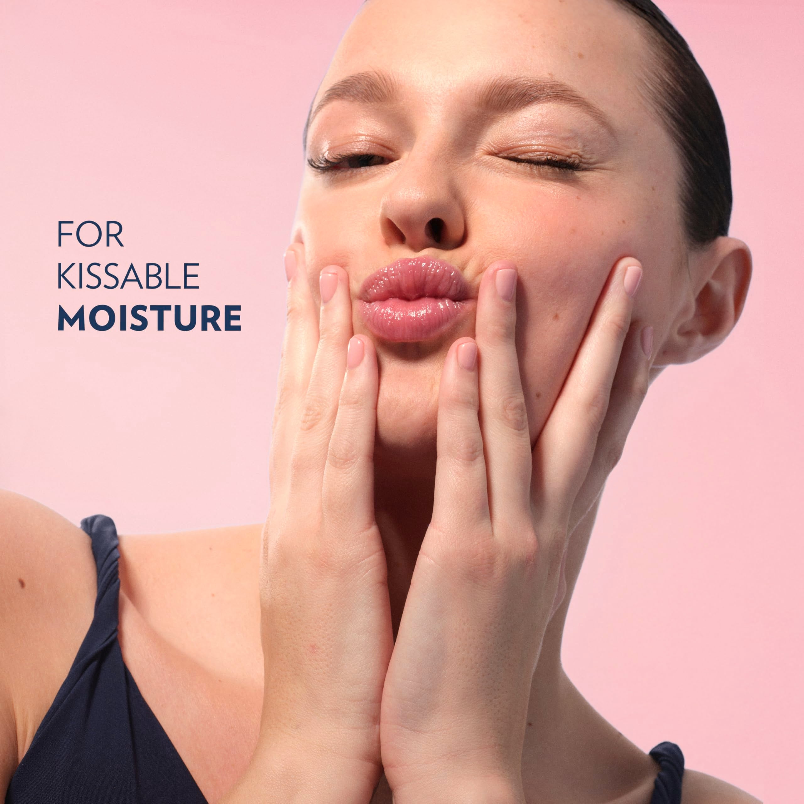 Pocket-ready Rosy Lips Mini tucked in a bag for dry lips.