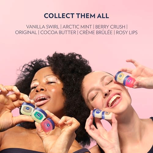 Rosy tint detail from Vaseline Lip Therapy Rosy Lips Mini.