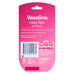 Close-up of Rosy Lips Mini tin highlighting a compact balm.