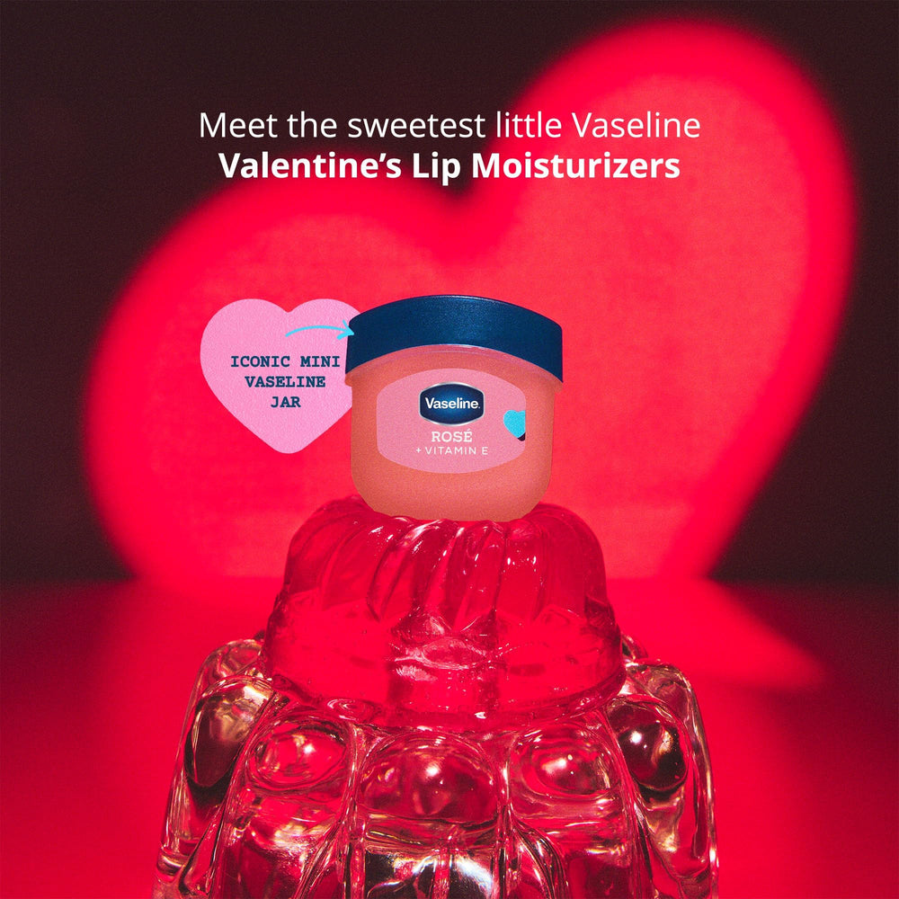 Vaseline Lip Therapy tarro mini Rosé, práctico para bolso