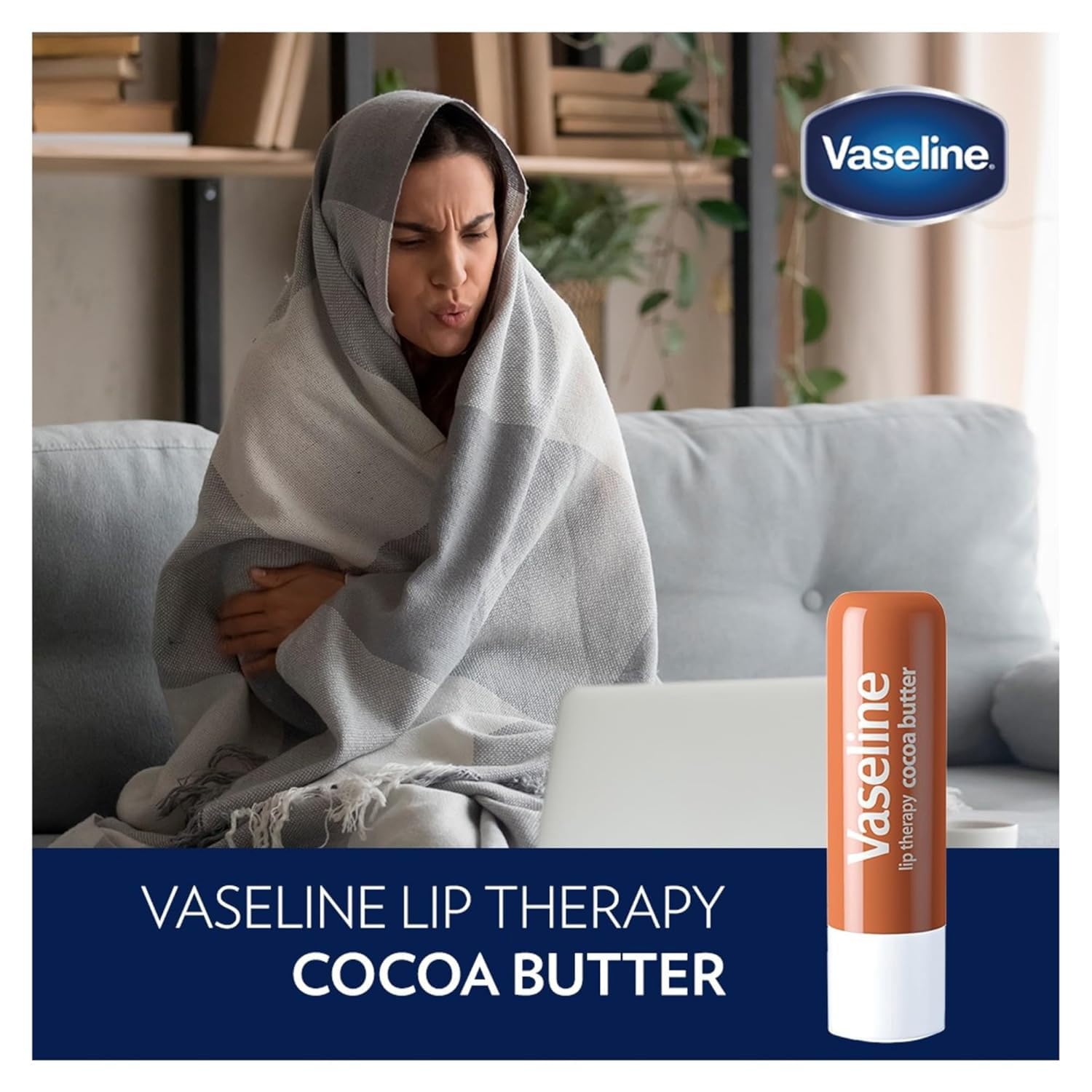 Vaseline Lip Therapy Aplicación rápida: uso diario cómodo