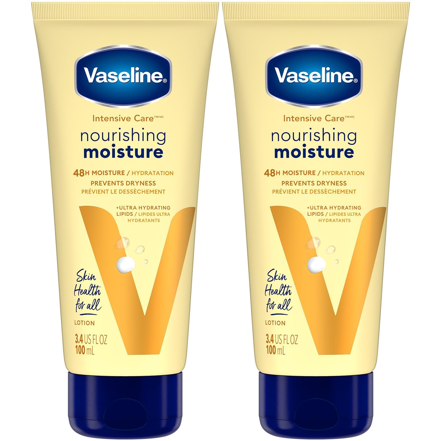 Loción Vaseline intensiva en tubo de 3,4 oz para hidratación duradera