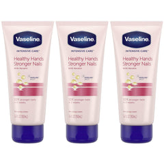 Vaseline Loción Manos Keratina Pack 3, cuidado suave para manos y cutículas
