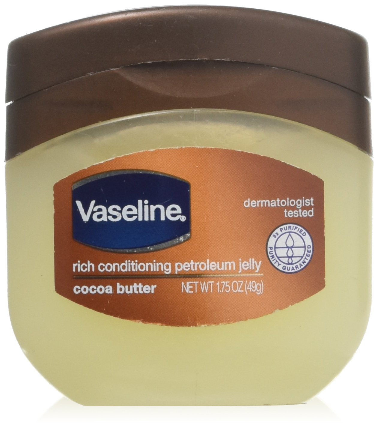 Vaseline con paquete de 6, manteca de cacao, hidratación suave y duradera.