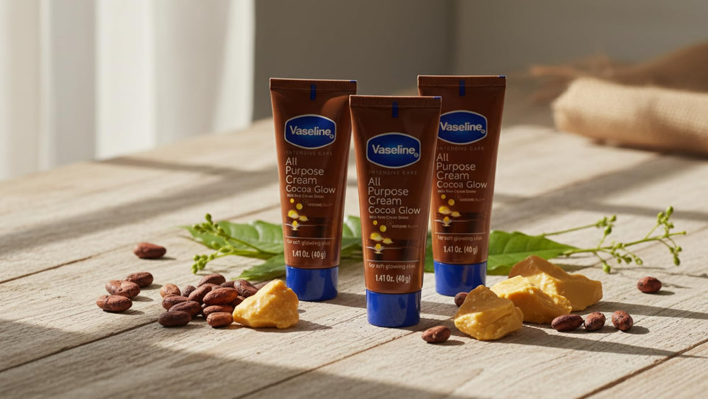 Pack de 6 tubos Vaseline Cocoa Glow para hogar o viaje