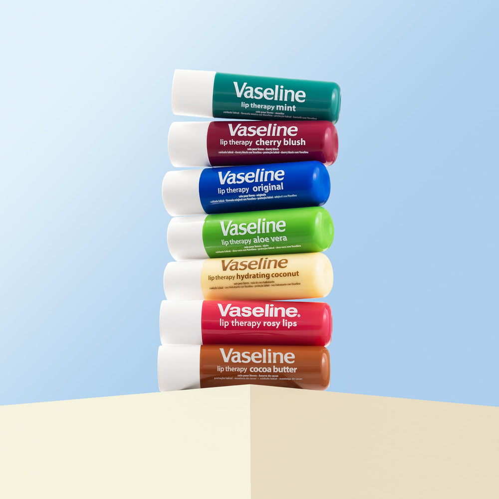 Vaseline ofrece textura no pegajosa para aplicación diaria y comodidad en cualquier lugar.