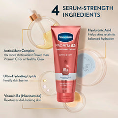 Aplicación en la mano de Vaseline Pro VitaB3 para hidratación uniforme