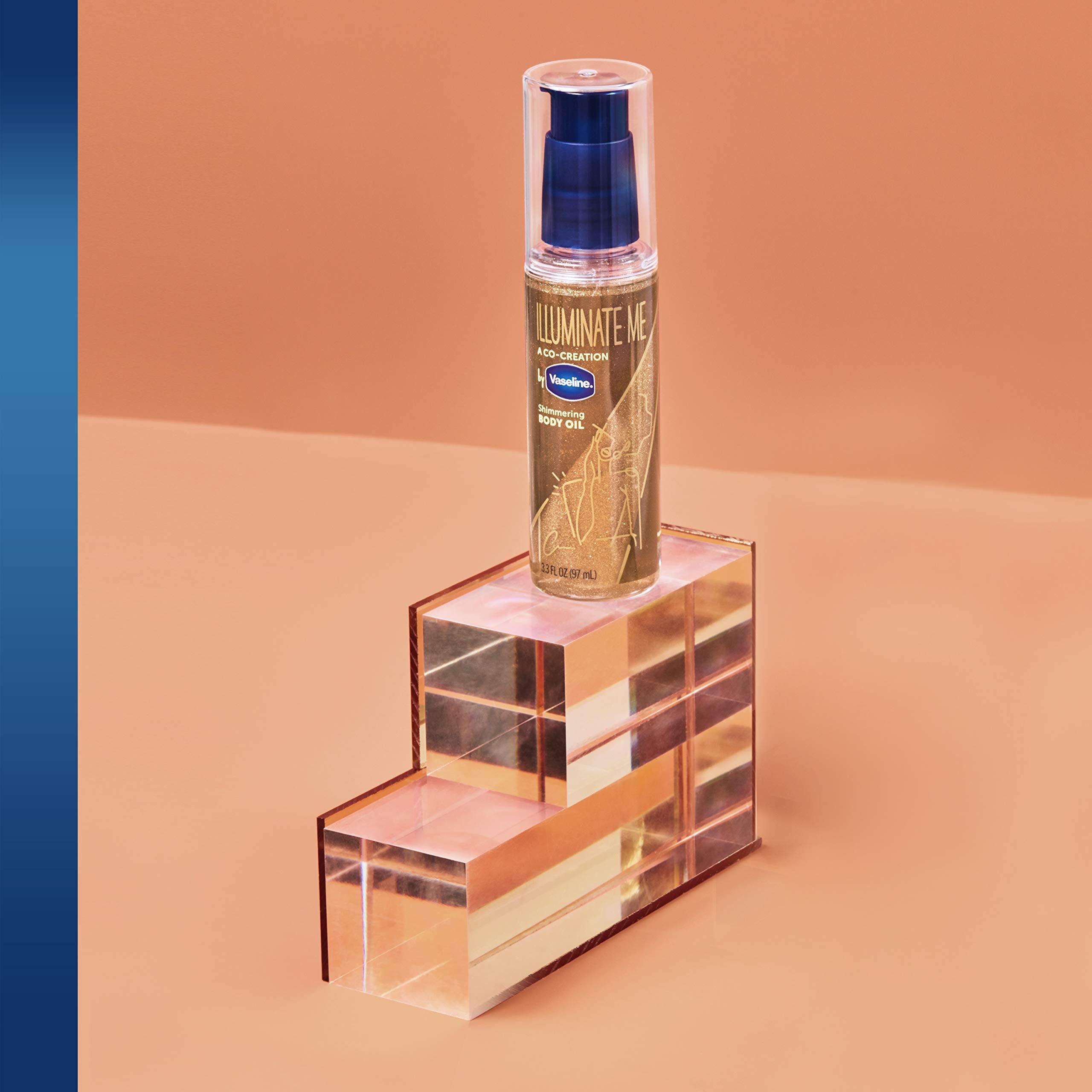 Vaseline Ilumina fórmula sin parabenos para piel sensible.
