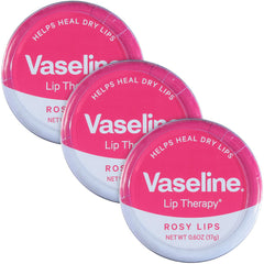 Vaseline Lip Therapy Rosy Lips, lata rosada para labios suaves y humectados durante todo el día.