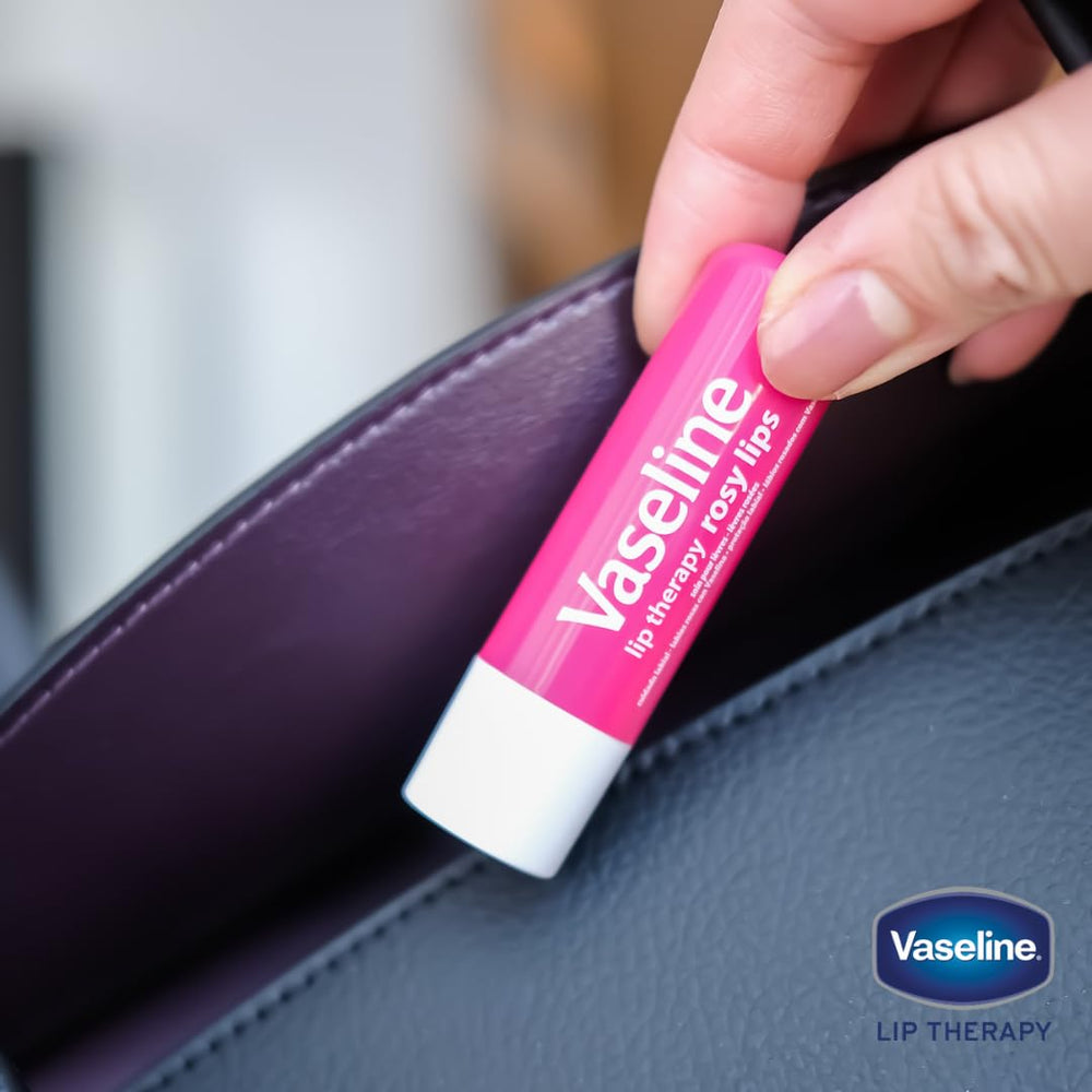 Vaseline Lip Therapy Rosy, práctico pack de 6 bálsamos