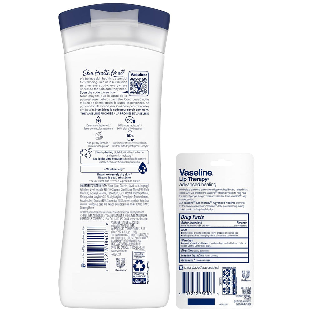 Vaseline terapia-labios tubo profesional, alivio inmediato para labios agrietados.