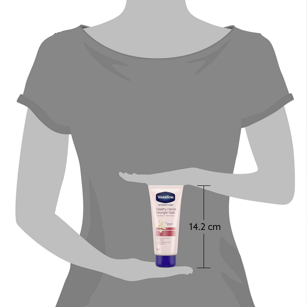 Uñas fortalecidas con keratina de Vaseline, uso regular
