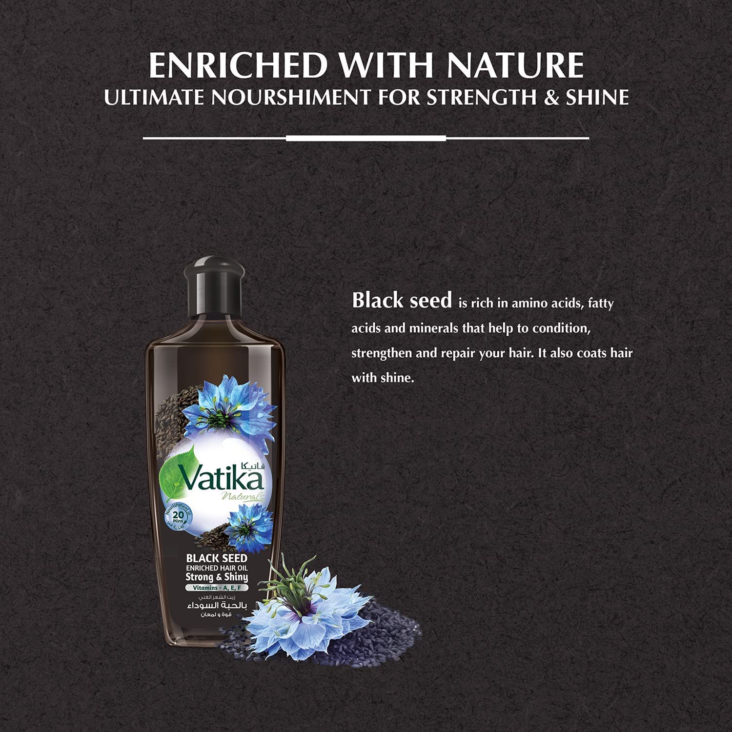 Cabello con brillo suave tras usar el aceite enriquecido