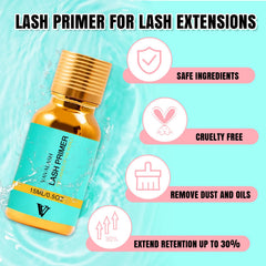 VAVALASH aplicación del primer en pestañas, precisión para adherencia duradera.