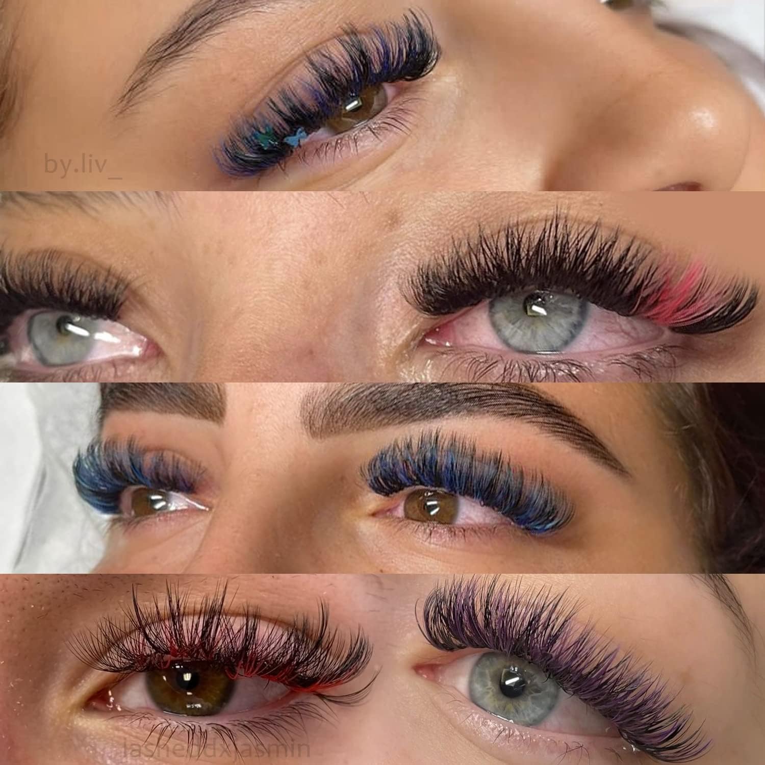 VAVALASH dark brown lashes 0.07-cc, 10-15mm length for fuller styling.
