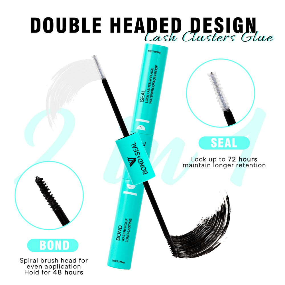 VAVALASH double-ended spiral brush enables smooth, precise application.