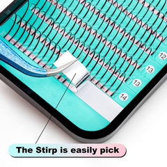 VAVALASH sticky lash strip keeps fans aligned for faster, cleaner placement.