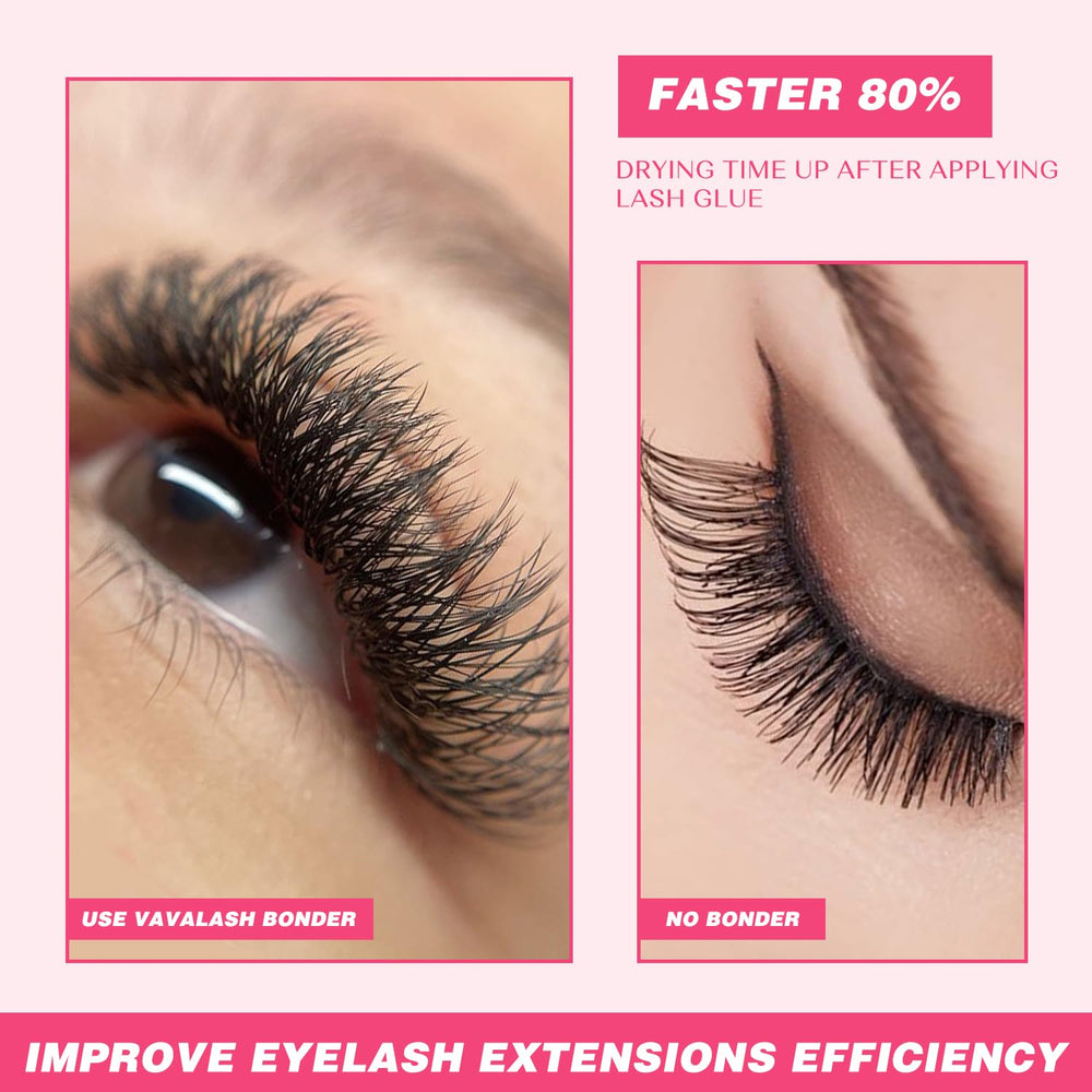 VAVALASH oil-proof lash bonder protects the lash seal from oils.